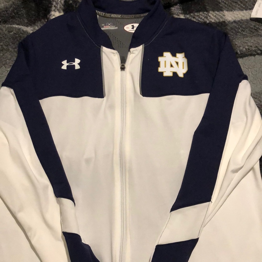 Notre Dame Under Armour lightweight full zip